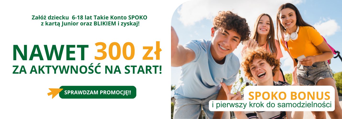 SPOKO BONUS ESBANK TAKIE KONTO SPOKO dla Młodych Wilków #MłodeWIlki
