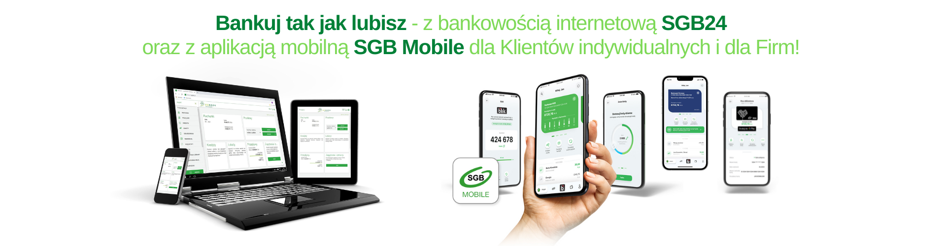Bankuj SGB24 i Mobile dla Firm
